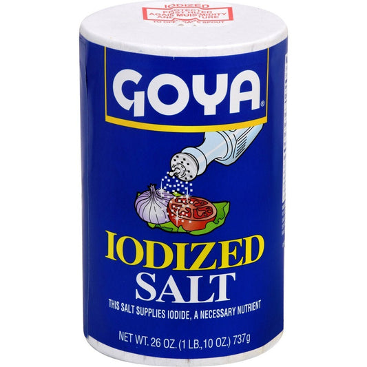 GOYA IODIZED SALT 26 OZ # 3815