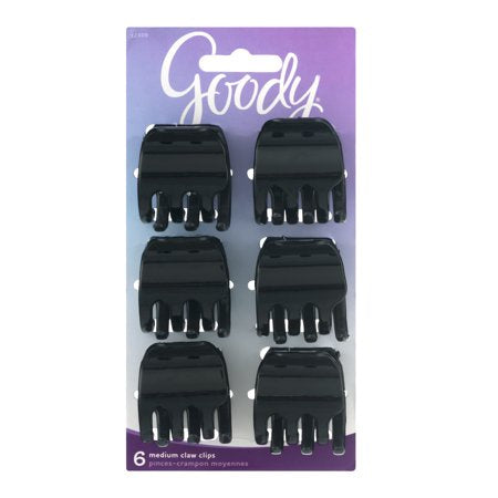 GOODY HALF CLAW CLIP 6 CT