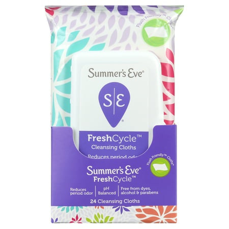 SUMMER'S EVE FRESH CYCLE CLEANING CLOTH 24 CT