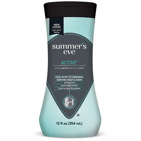 SUMMER'S EVE ACTIVE CLEANSING WASH 12 OZ