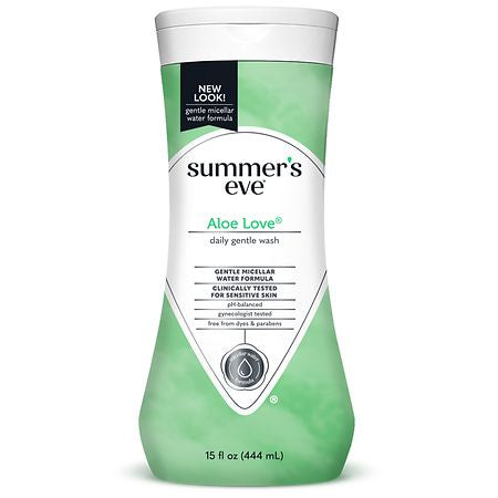 SUMMER'S EVE ALOE LOVE CLEANSING WASH 15 OZ