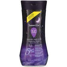 SUMMER'S EVE 5IN 1 LAVENDER NIGHT TIME CLEANSING WASH 12 OZ