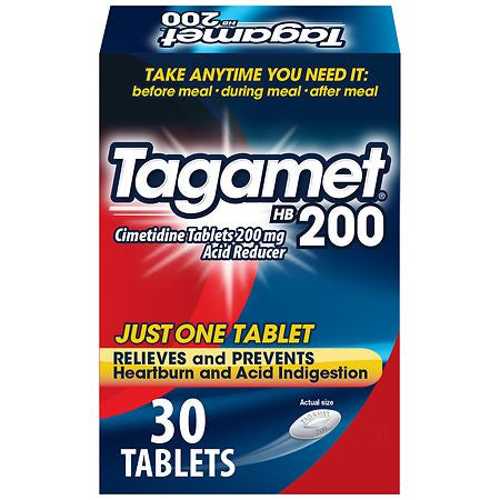 TAGAMET HB 200 MG CIMETIDINE TABLET - 30 CT