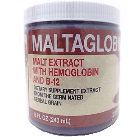 Maltaglobin Malt Extract W/ Hemoglobin And B-12 8 FL OZ