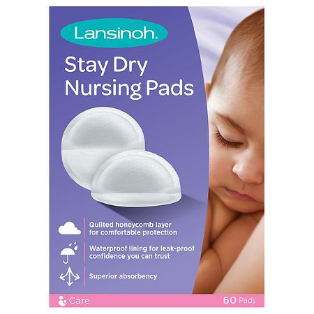 LASINOH STAY DRY NURSING PADS 60 CT