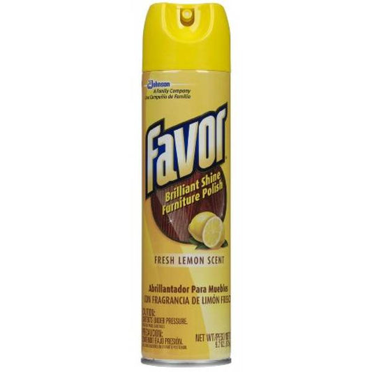 FAVOR FURNITURE POLISH FRESH LEMON SCENT 9.7OZ