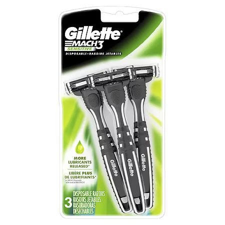 GILLETTE MACH 3 SENSITIVE 3 CT