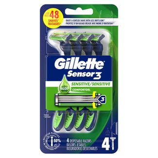 GILLETTE SENSOR 3 SENSITIVE 4 CT