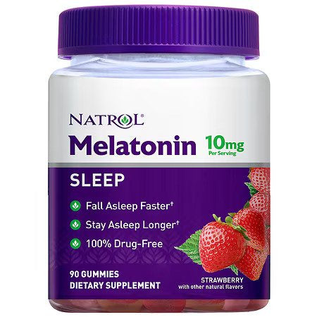 NATROL MELATONIN 10 MG 90 GUMMIES