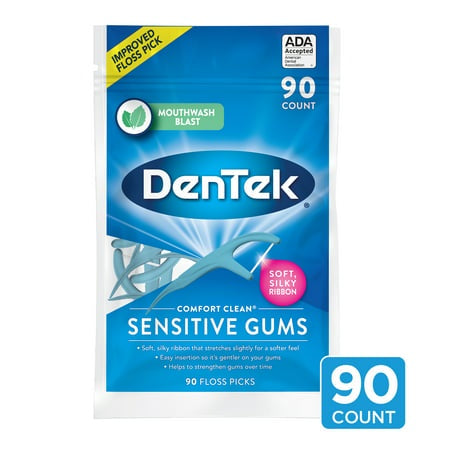 DenTek Comfort Clean Floss  Cool Mint 90 Ct