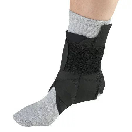 ANKLE STABILIZER WITH HEEL LOCKING STRAPS SIZE- S -- OTC PROFESSIONAL