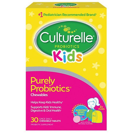 CULTURELLE PROBIOTICS KIDS 30 CHEWABLE TABLETS