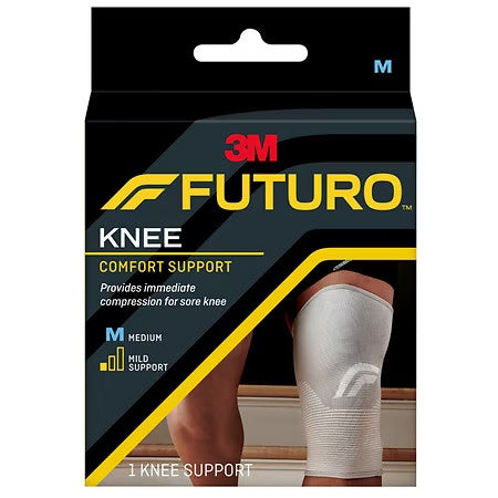 KNEE COMFORT SUPPORT BRACE, MEDIUM -- FUTURO 3M