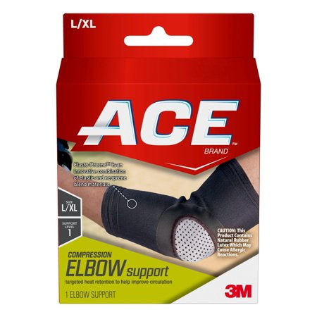 COMPRESSION ELBOW SUPPORT, L/XL -- ACE