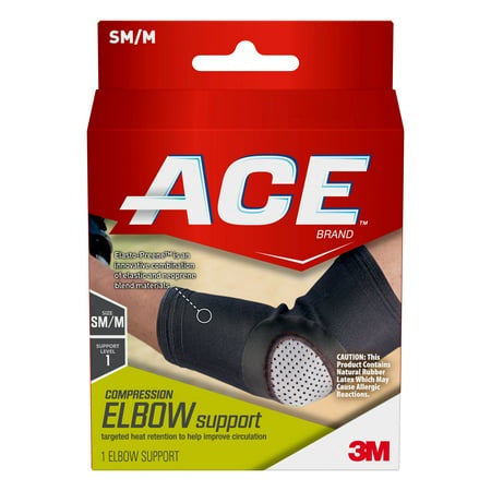 ELASTO-PREENE ELBOW SUPPORT, SMALL/MEDIUM -- ACE