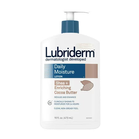 Lubriderm Daily Moisture Lotion with Shea and Cocoa Butter, 16 fl. oz