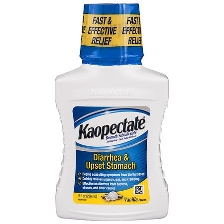 KAOPECTATE DIARHEA & UPSET STOMACH VANILLA 8 OZ