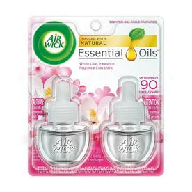 Air Wick Scented Oil Twin Refill  White Lilac 2pk   1.34 oz