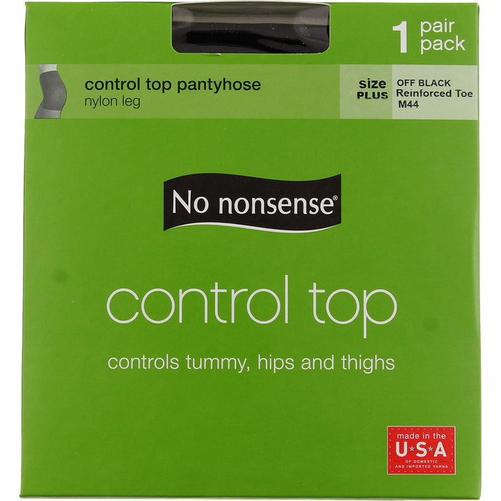 CONTROL TOP PANTYHOSE/SIZE PLUS