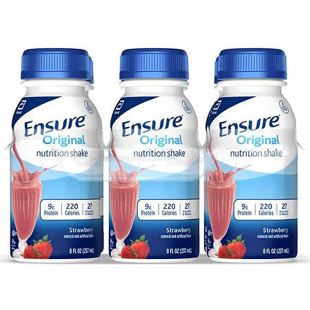 ENSURE ORIGINAL STRAWBERRY 6X 8oz #351-3280