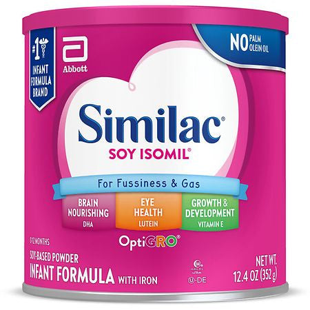 SIMILAC SOY ISOMIL FORMULA 12.4 OZ