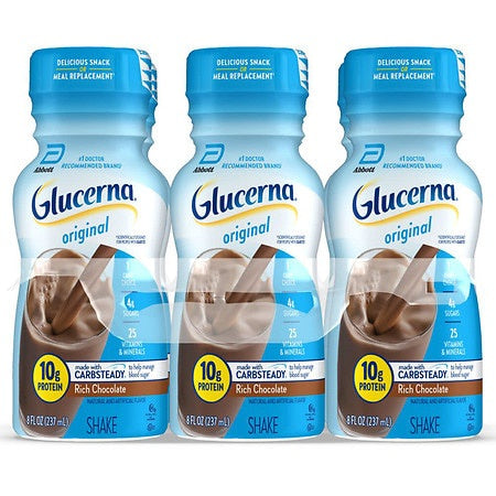 GLUCERNA ORIGINAL SHAKE RICH CHOCOLATE 8 OZ