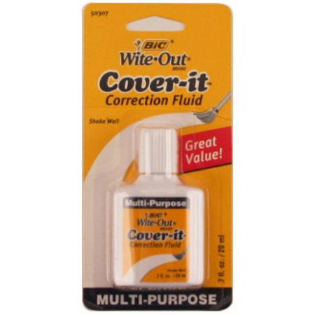 Correction Fluid - BIC COVER-IT 0.7 OZ