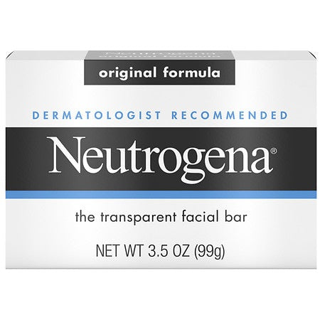 Neutrogena Original Gentle Facial Cleansing Bar with Glycerin, 3.5 oz