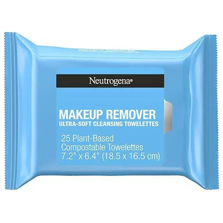 NEUTROGENA MAKEUP REMOVER CLANASING  25 WIPES