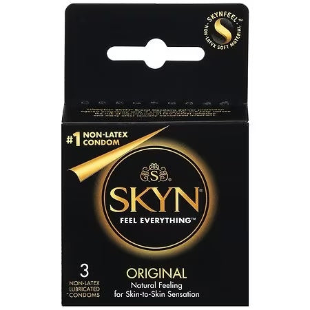 SKYN ORIGINAL NON-LATEX LUB CONDOMS 3CT