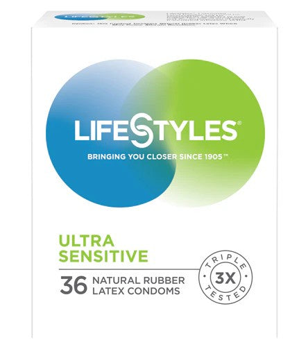 LIFESTYLES ULTRA SENSITIVE 36 CONDOMS