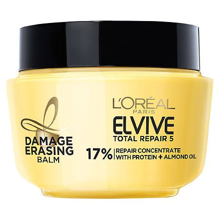 LOREAL PARIS ELVIVE TOTAL REPAIR 5 DAMAGE ERASING BALM ALMOND + PROTEIN 8.5OZ