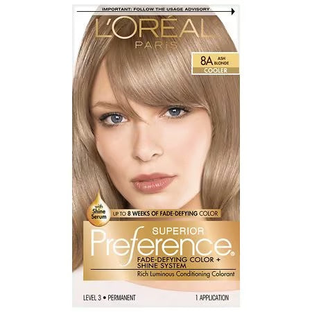 LOREAL 8A ASH BLONDE SUPERIOR PREFERENCE