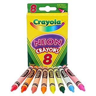 NEON CRAYONS 8 CT - CRAYOLA