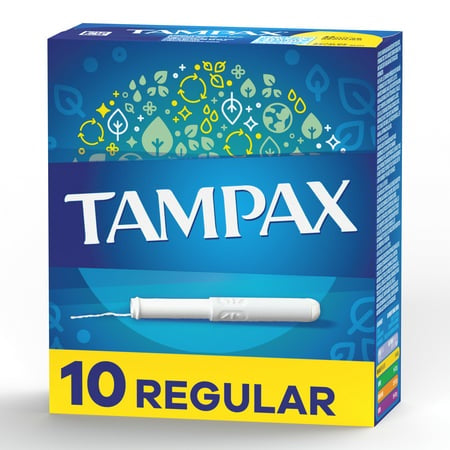 TAMPAX REGULAR FLUSH 10 TAMPONS