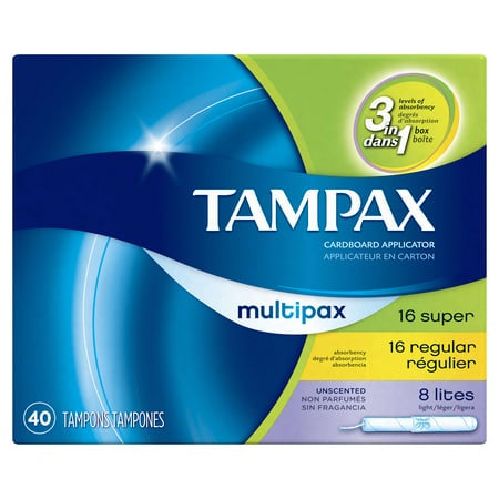 TAMPAX REG. SUPER LIGHT M/PKFLSH 40 TAMPONS