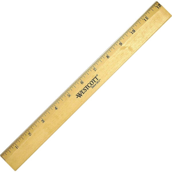 RULER 12 in. WOOD WESTCOTT