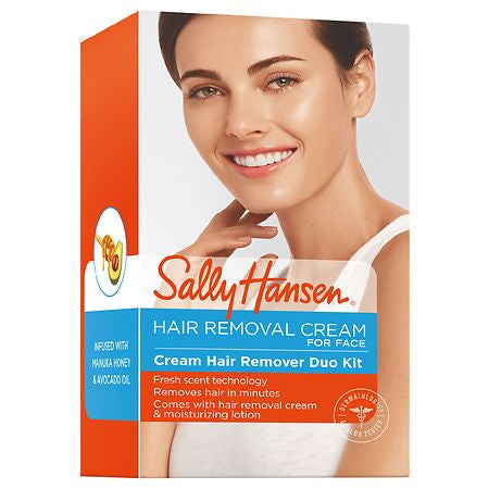 SALLY HANSEN CREME HAIR REMOVER DUO KIT 2 OZ