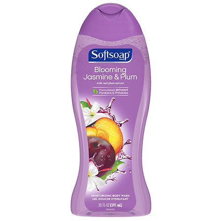 SOFT SOAP BODY WASH BLOOMING JASMINE & PLUM 20 OZ