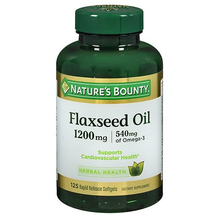 Flaxseed Oil 1200 MG Softgels - 125 CT - NB