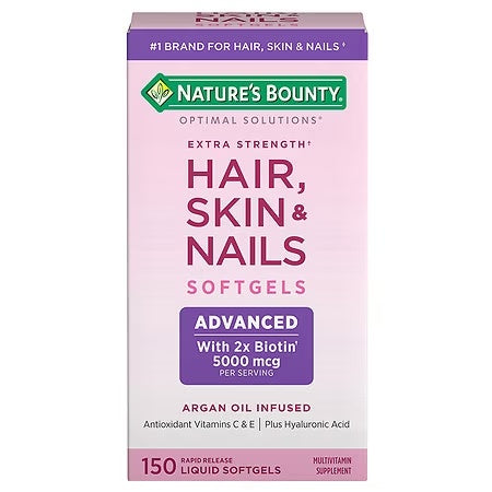 HAIR, SKIN & NAILS W BIOTIN 150 Softgels