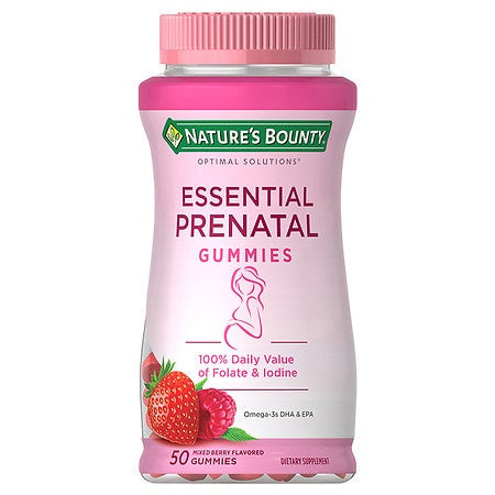 NATURE'S BOUNTY PRENATAL GUMMIES 50 CT