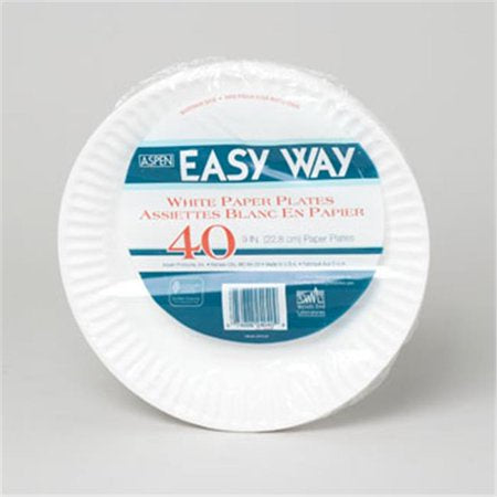 EASY WAY PAPER PLATE 9 in. 40 CT.