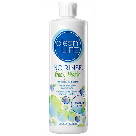NO RINSE BODY BATH 16OZ