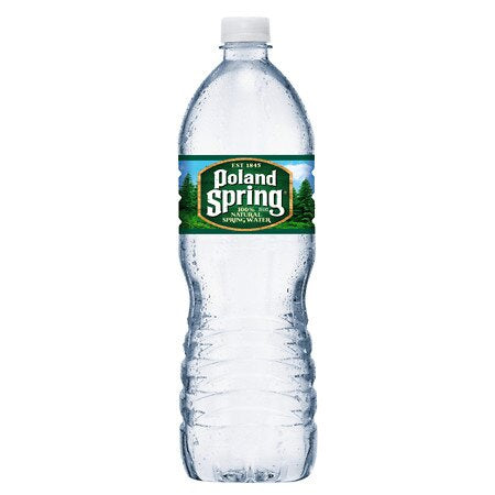 POLAND SPRING WATER  33.8 OZ (1 LTR.)