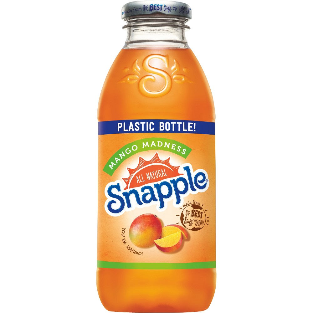 SNAPPLE MANGO MADNESS DRINK JUICE 20 OZ