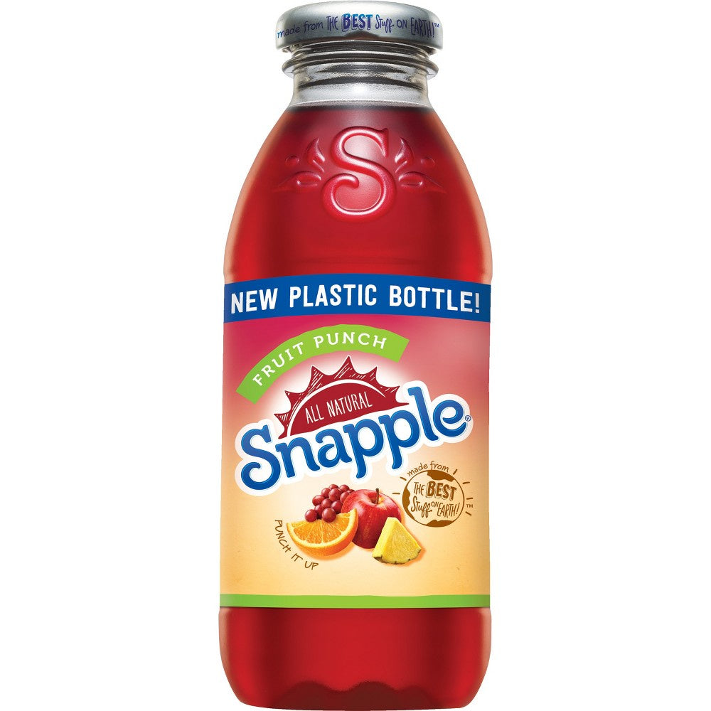 SNAPPLE FRUIT PUNCH JUICE DRINK 16 OZ