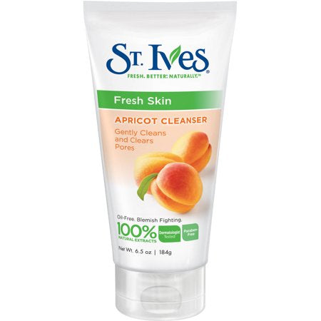 ST. IVES FRESH SKIN APRICOT CLEANSER OIL-FREE 6.5 OZ