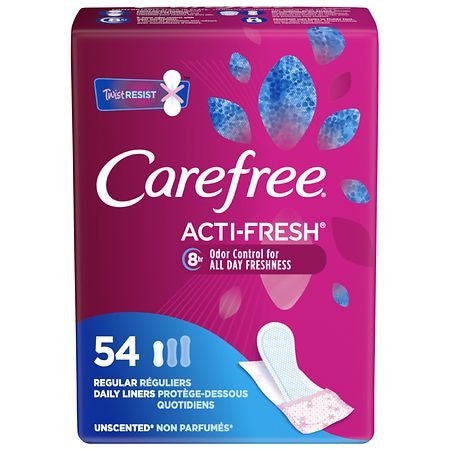 CAREFREE ANTI FRESH 54 DAILY LINERS