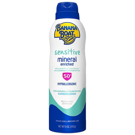 Banana Boat Sensitive Spray SPF50+ 1CT